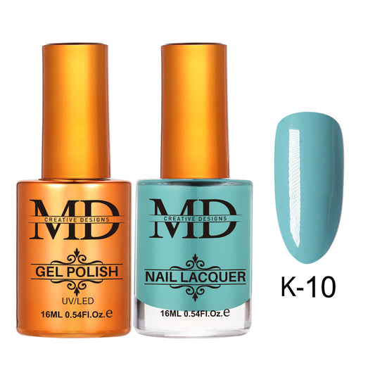 MD CREATIVE - K10 | 2 IN 1 Gel Polish & Lacquer
