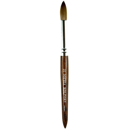 Acrylic Brush - Sophia Kolinsky Japan - Red Wood