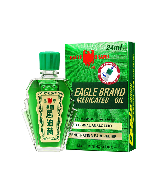 Eagle Brand Green Medicated Oil 0.8oz 24ml