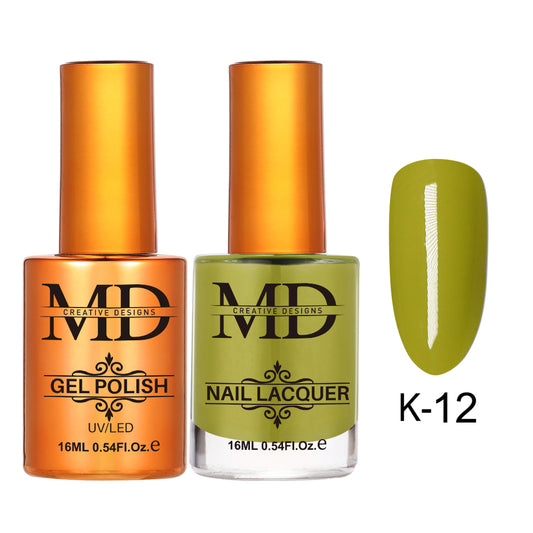 MD CREATIVE - K12 | 2 IN 1 Gel Polish & Lacquer