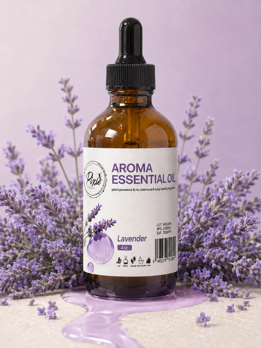 PIXIE | PREMIUM AROMA ESSENTIAL OIL FOR LUXURY PEDICURE - LAVENDER - 4OZ