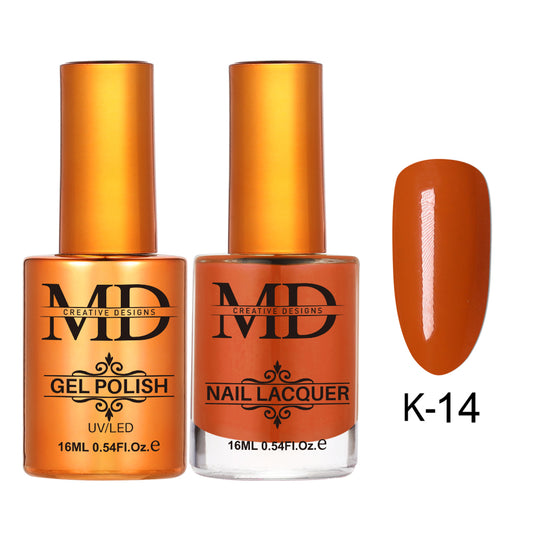 MD CREATIVE - K14 | 2 IN 1 Gel Polish & Lacquer