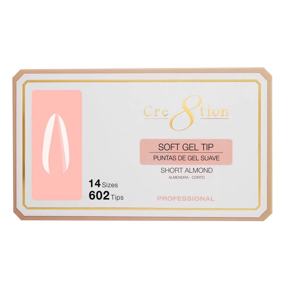 Cre8tion | ALMOND - Box of Soft Tips