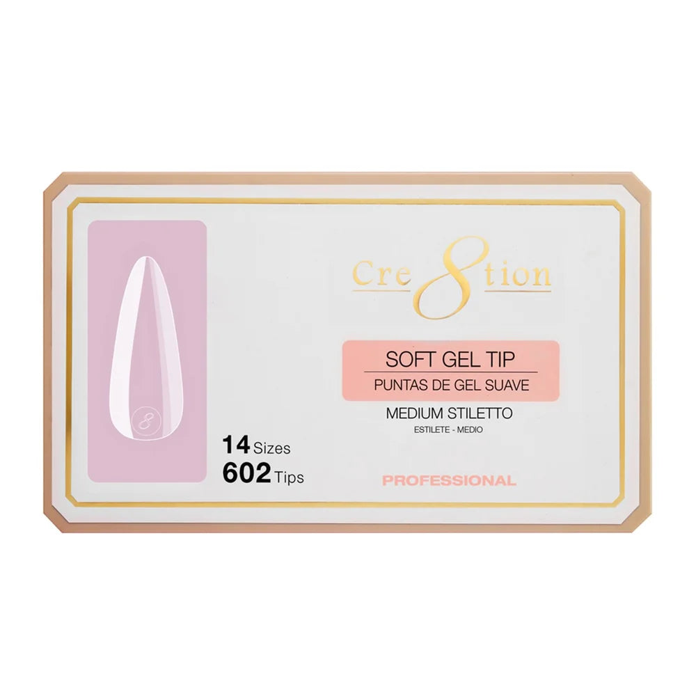 Cre8tion | STILETTO - Box of Soft Tips