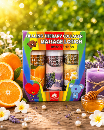 La Palm | Healing Therapy Lotion 4.5oz Trio Box - Limited Edition
