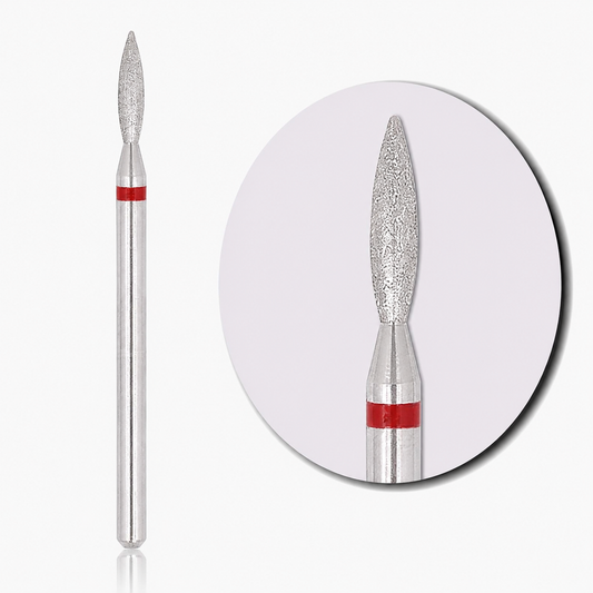 FINE- DIAMOND FLAME NAIL BIT 2.1 MM