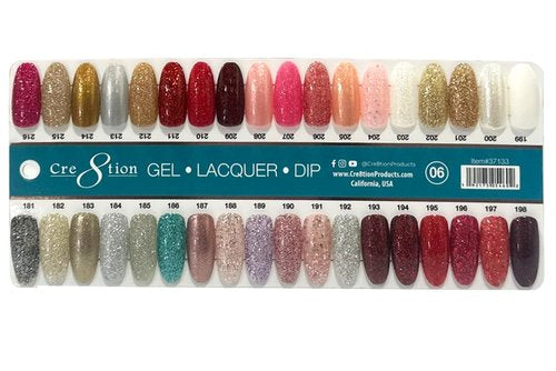 Cre8tion Duo | Matching Color Gel & Nail Lacquer #194 Fireworks