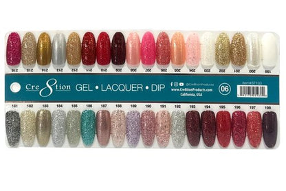 Cre8tion Duo | Matching Color Gel & Nail Lacquer #195 Mrs Santa Claus