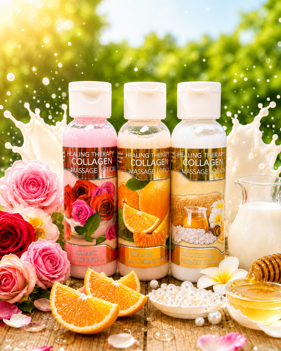 La Palm | Healing Therapy Lotion 4.5oz Trio Box - Limited Edition