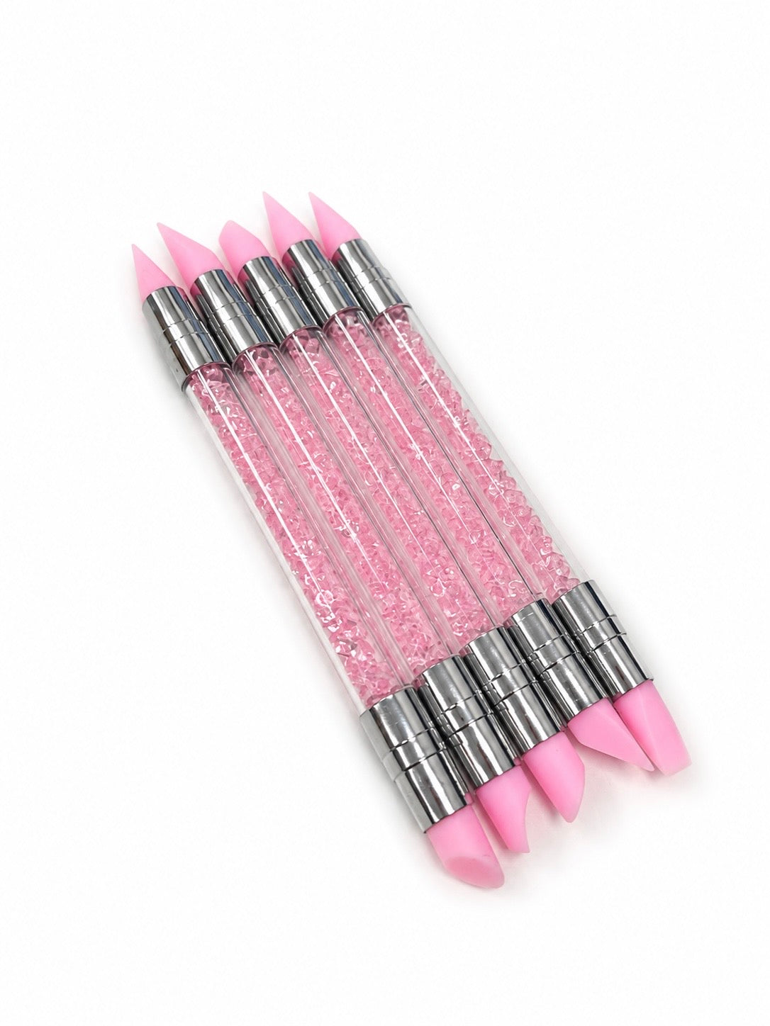 Double Ended Silicone Nail Art Tools 5pcs