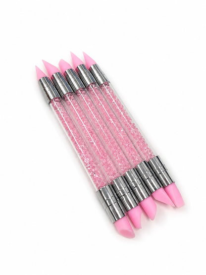 Double Ended Silicone Nail Art Tools 5pcs