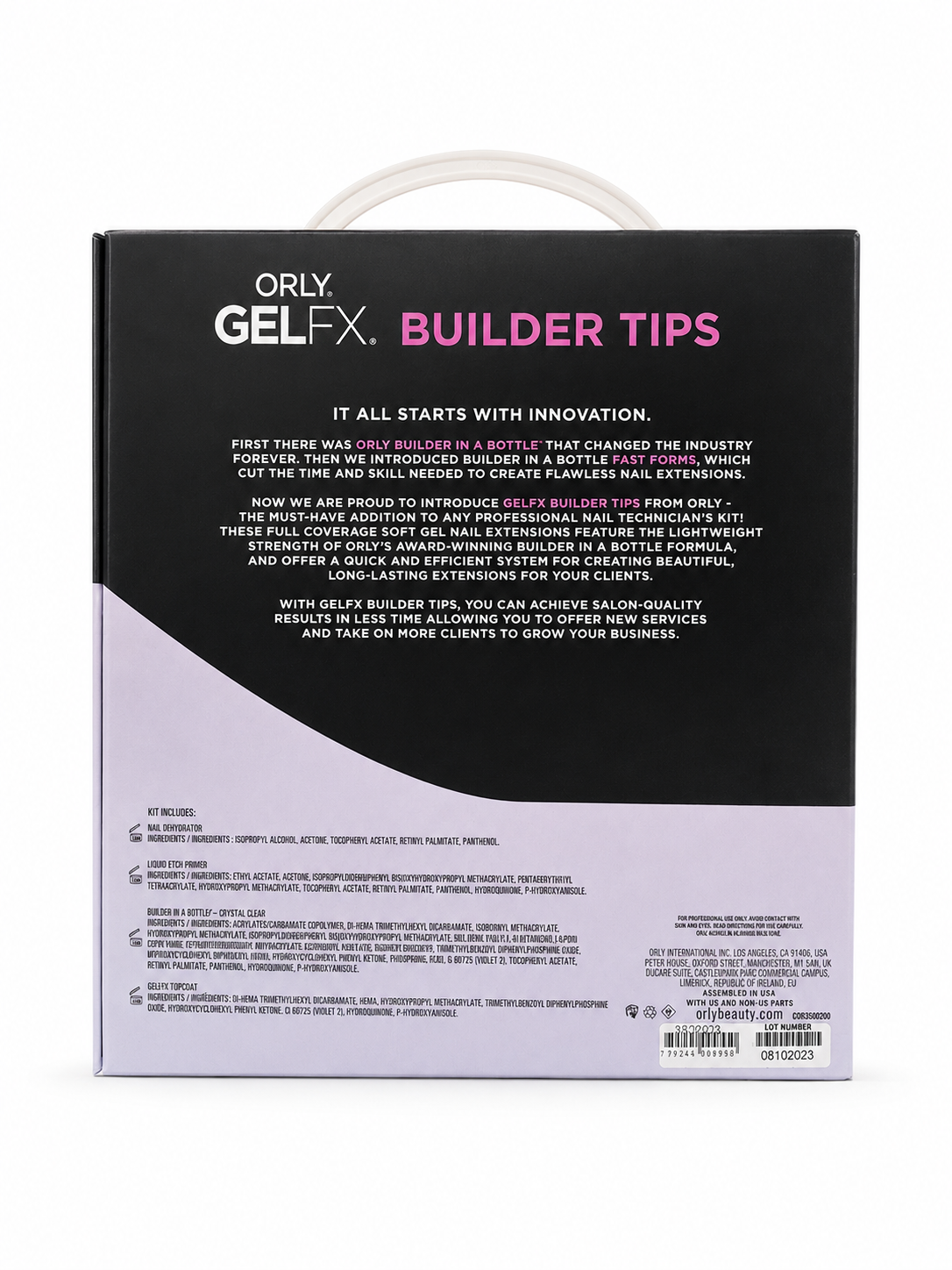 GELFX Builder Tips Starter Kit - Square Short