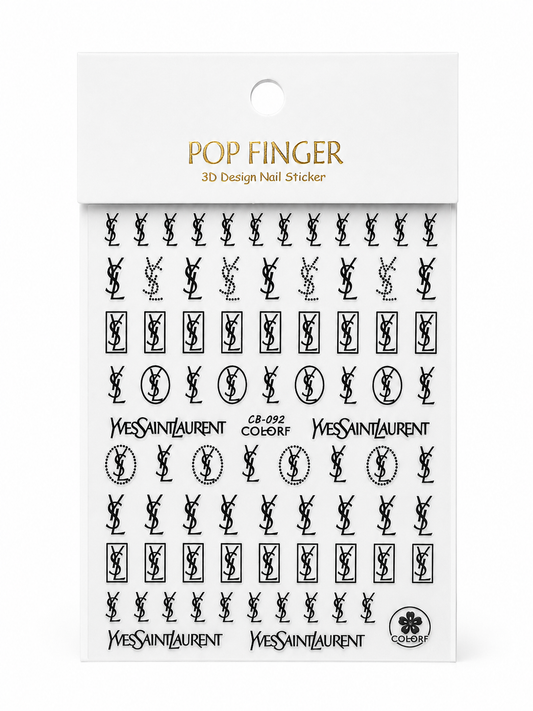 YSL NAILS STICKERS