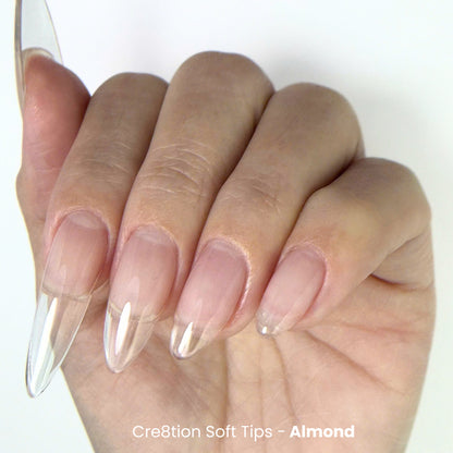 Cre8tion | ALMOND - Box of Soft Tips