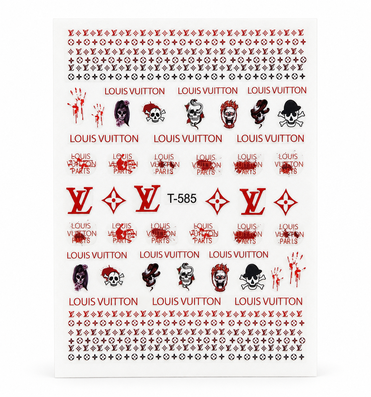LOUIS VUITTON NAIL STICKERS
