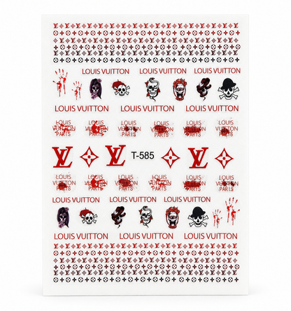 LOUIS VUITTON NAIL STICKERS