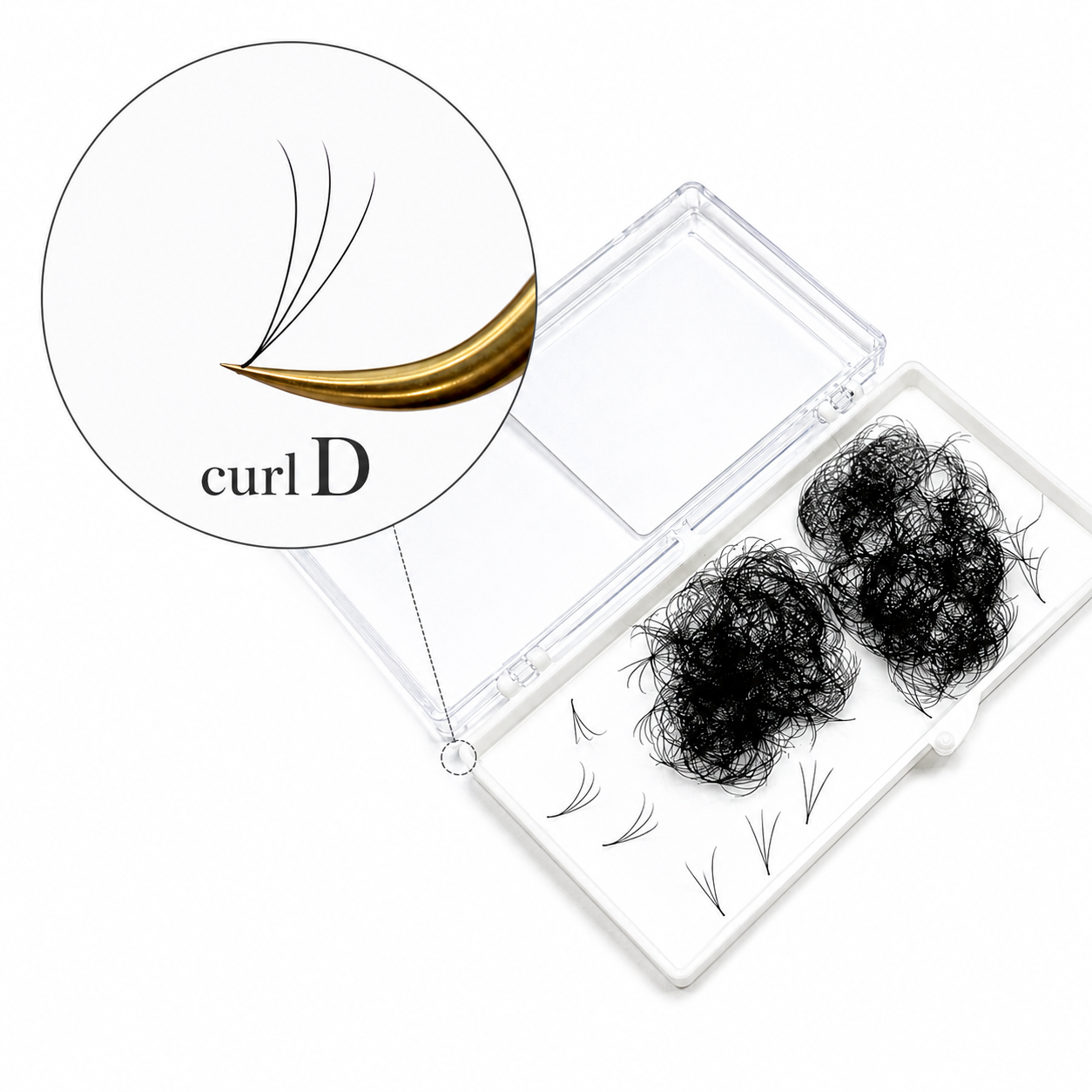 3D (0.07) Premade Volume Fans - Single Sizes