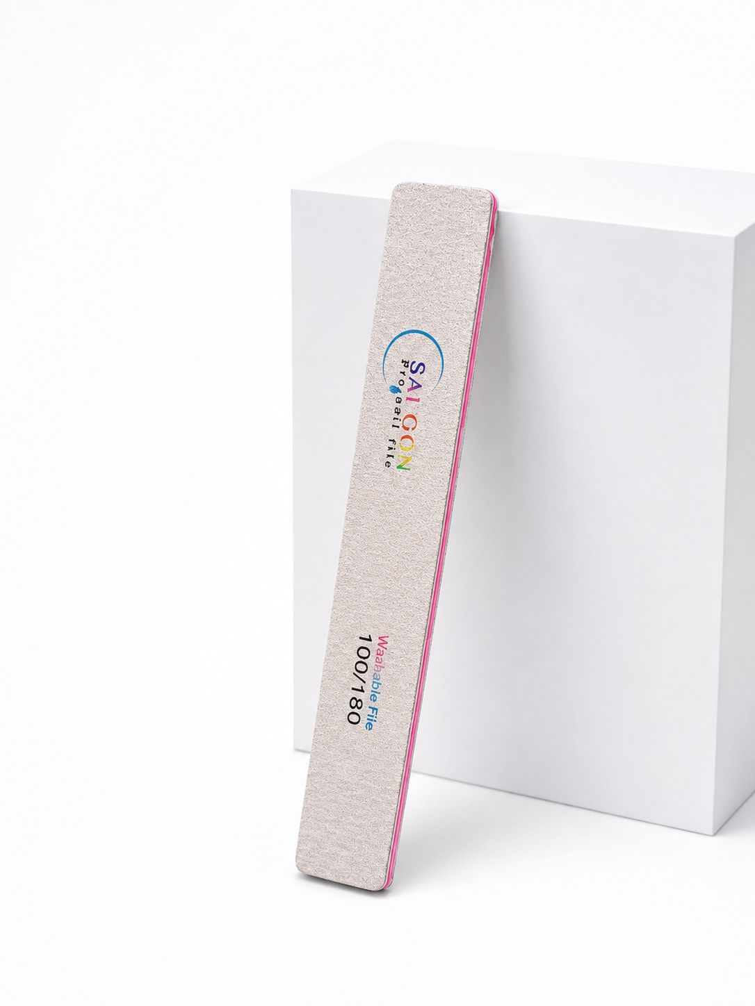 Washable SG Premium Square Nail File ( 100/180)| 1 Piece