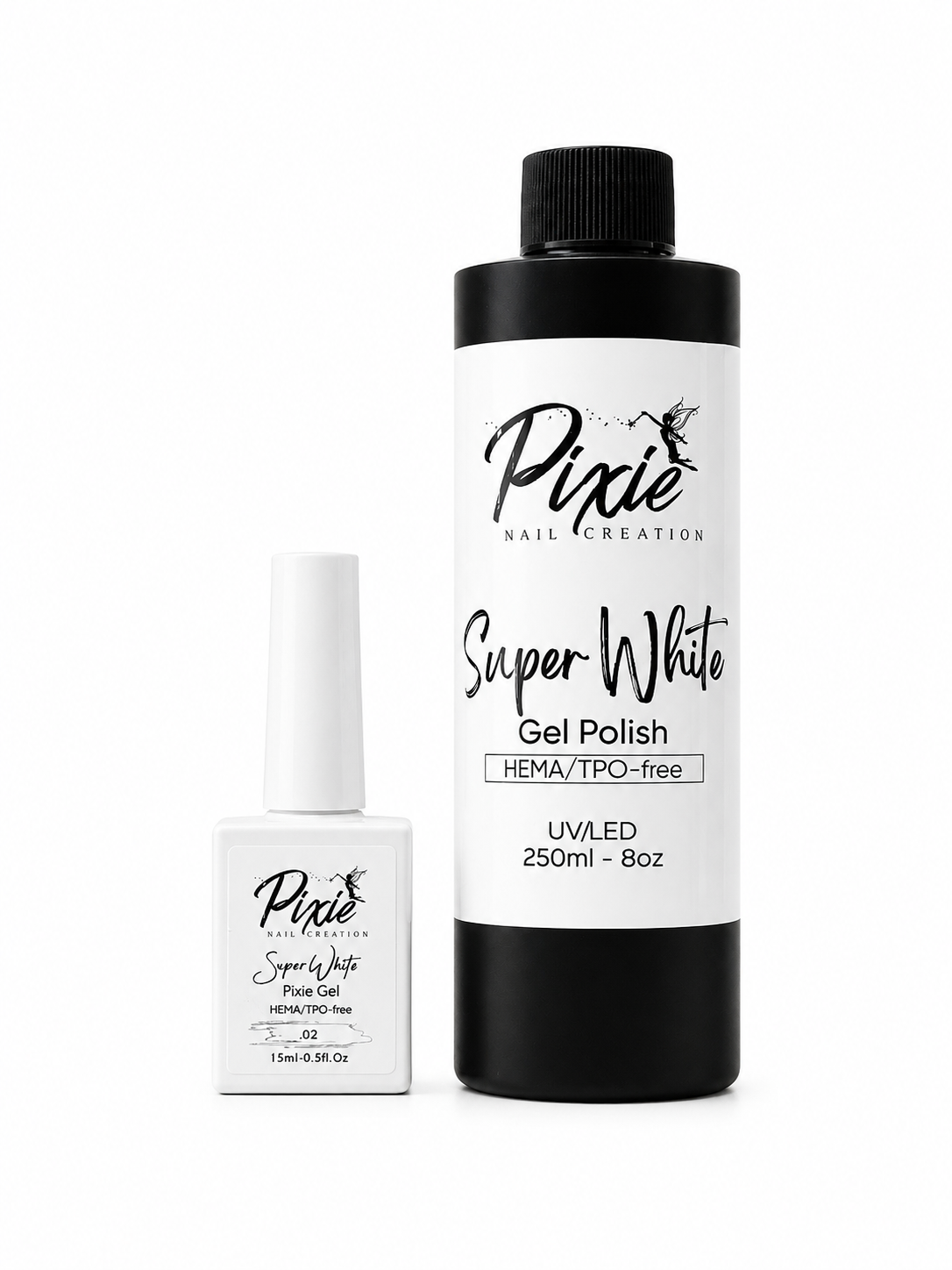 Super White Gel Refill 8oz ( Free 1 Super White 15ml )