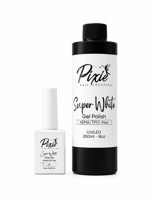 Super White Gel Refill 8oz ( Free 1 Super White 15ml )
