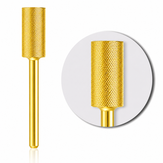 FINE -GOLD V2-  LARGE BARREL FLAT TOP NAIL BIT