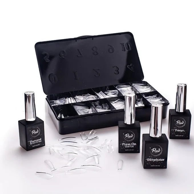 PIXIE | Press On Jelly Gel Extension Kit (Coffin)