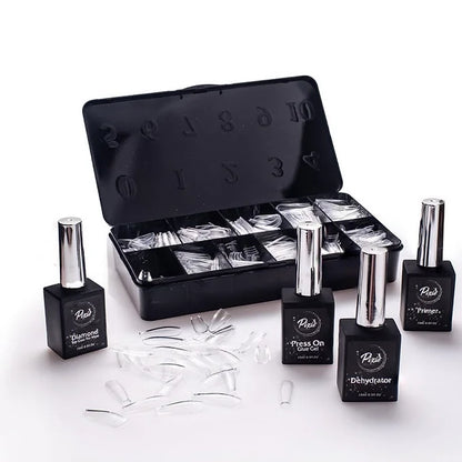 PIXIE | Press On Jelly Gel Extension Kit (Coffin)