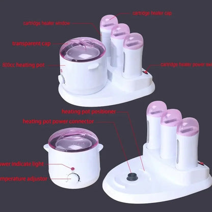 Wax Warmer - Wax Pot & Cartridge Heater | 4 in 1