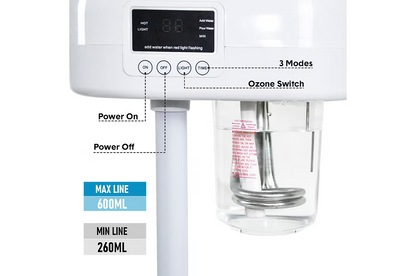 LCD Screen Professional Ozone Facial Steamer