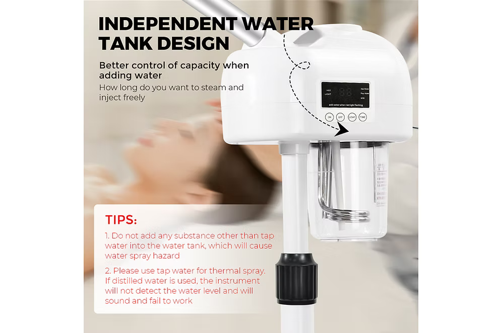 LCD Screen Professional Ozone Facial Steamer