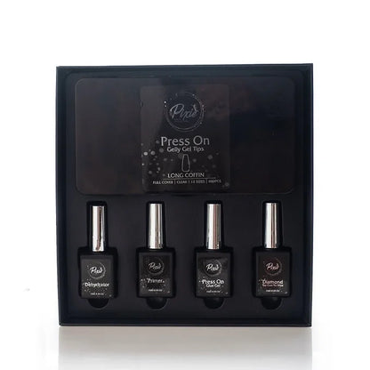 PIXIE | Press On Jelly Gel Extension Kit (Coffin)