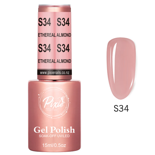 PIXIE GEL | Sheer Collection - S34 Ethereal Almond