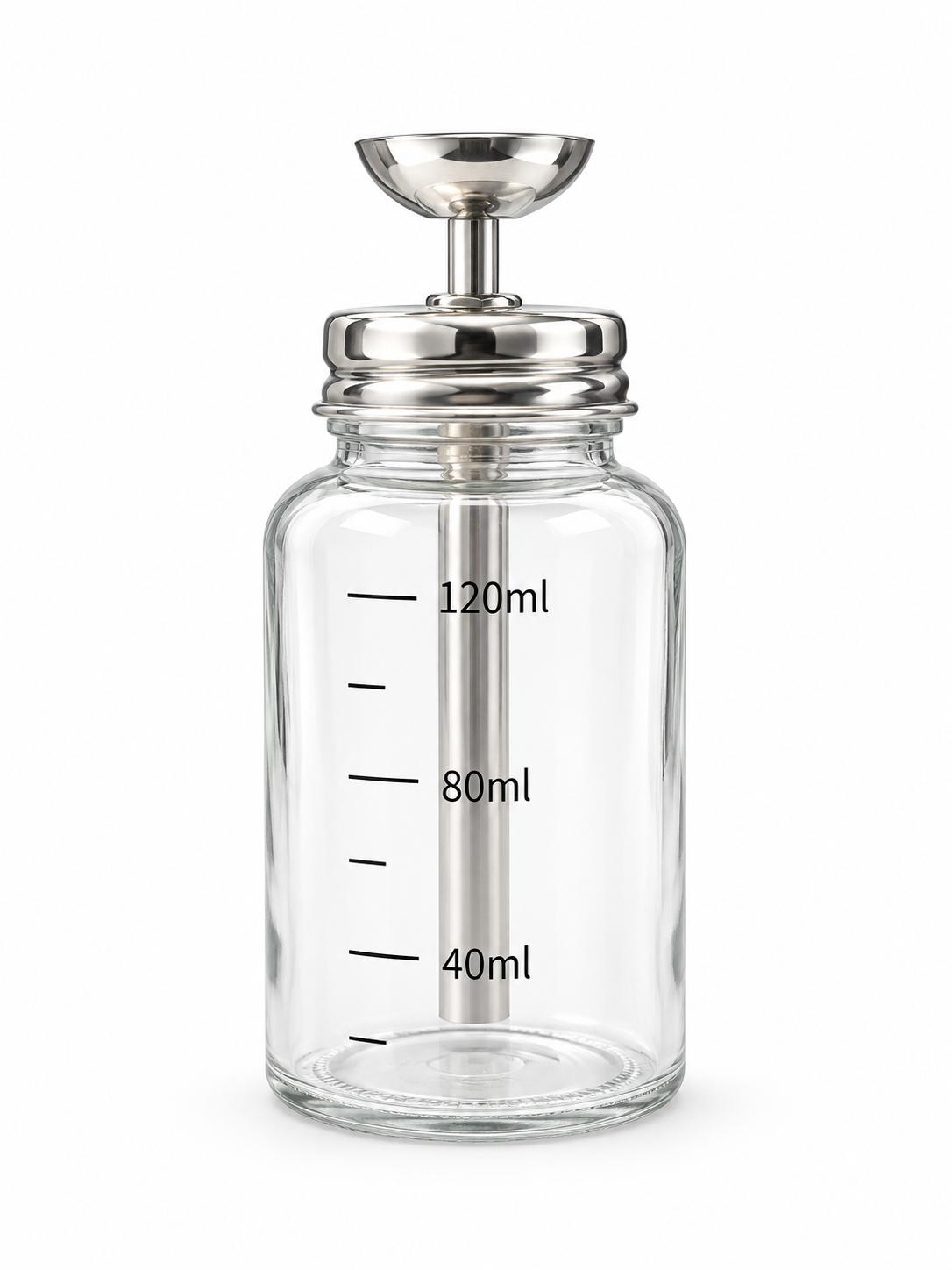 Glass Pump Dispenser Empty - 120ml