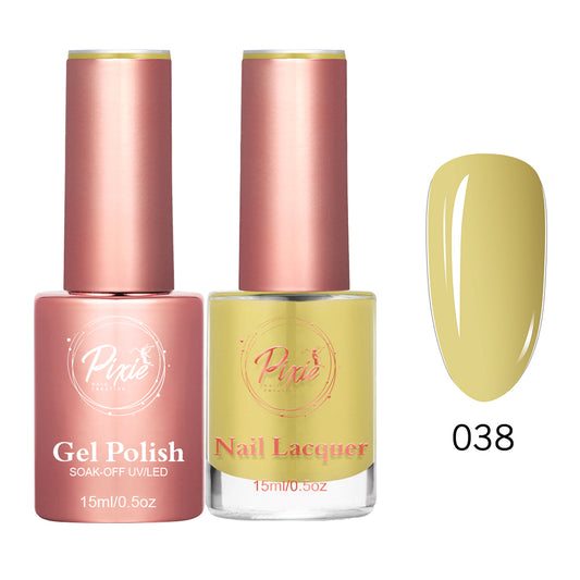 Pixie 2in1 Gel Polish + Nail Lacquer - #038