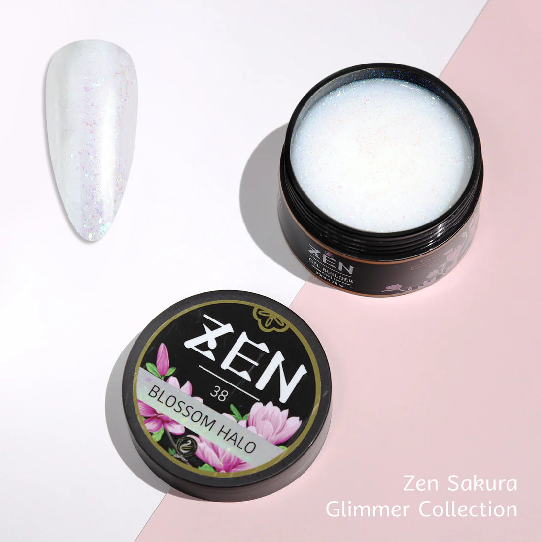 KaZEN| Builder Hard Gel -#38 - BLOSSOM HALO - Mochidoki Collection - 50ml