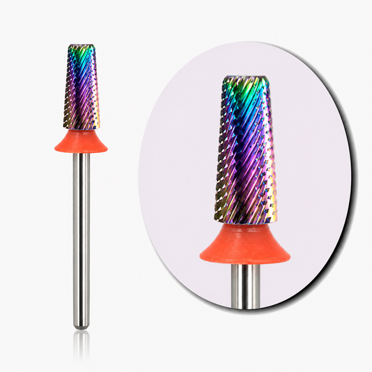 FINE - 5 IN1 CROSS CUT RAINBOW NAIL DRILL BIT - 5.20MM