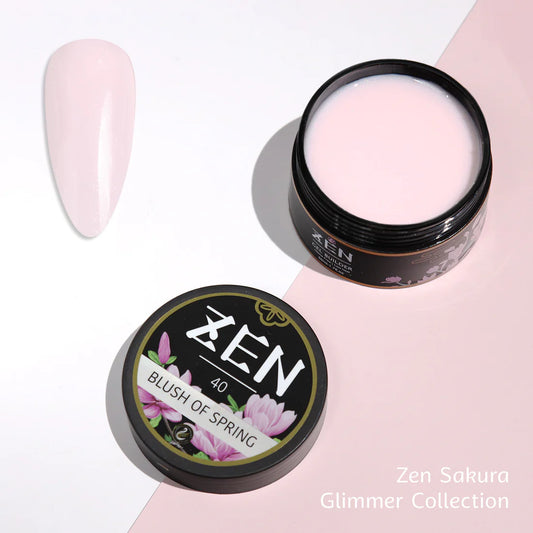 KaZEN| Builder Hard Gel -#40 - BLUSH OF SPRING - Mochidoki Collection - 50ml