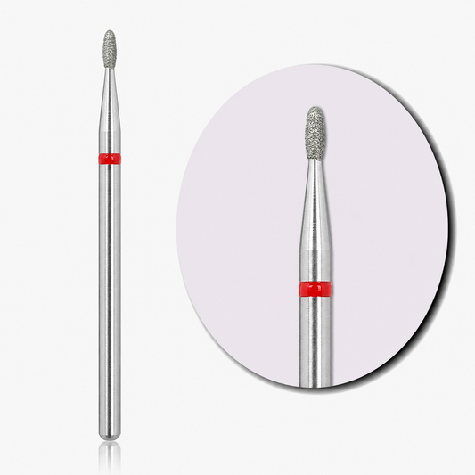 FINE- DIAMOND FLAME NAIL BIT 1.6MM