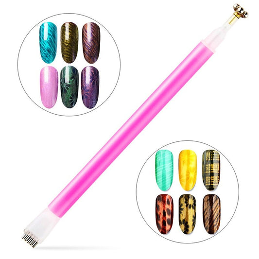 Double Head Magnetic Stick for Cat Eyes Gel Polish - PINK