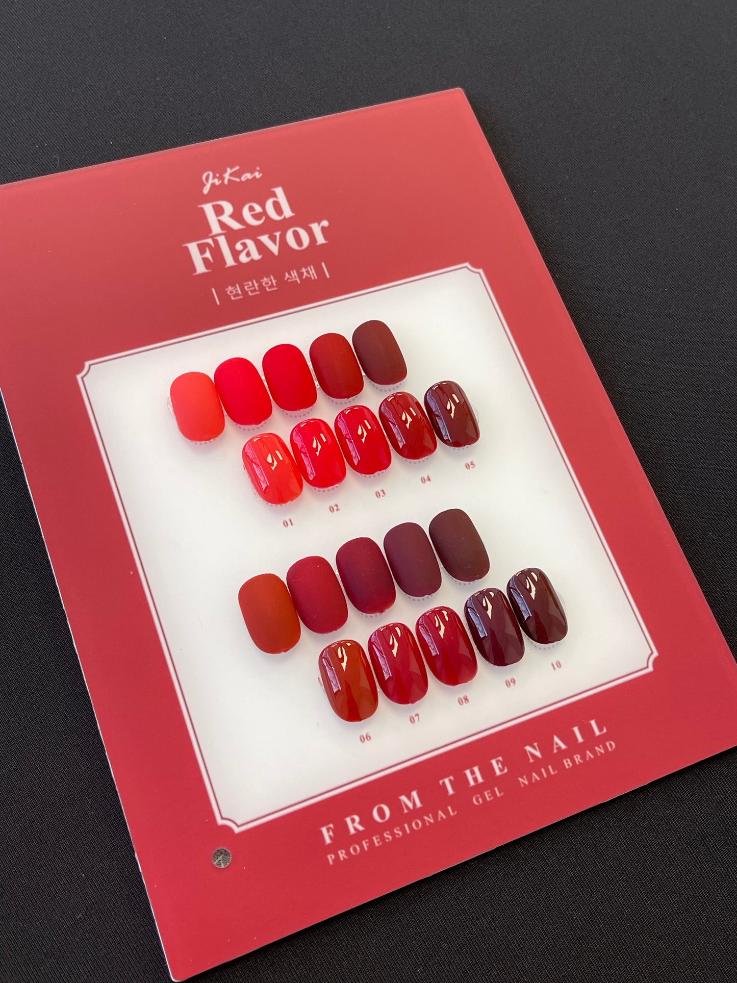 Red Collection Gel Colors - 10 colours/set