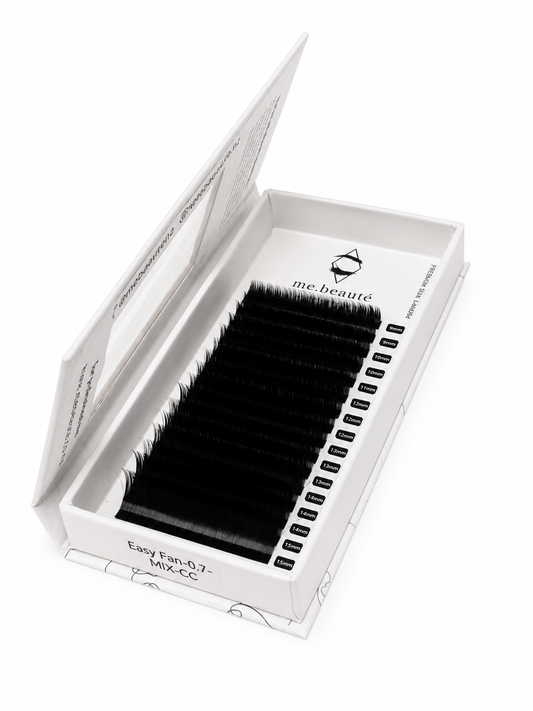 Easy Volume Fans - Mixed Size Lashes - 0.07mm