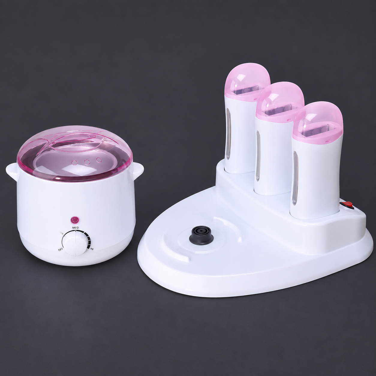 Wax Warmer - Wax Pot and 3 Cartridge Heaters - 4 in 1
