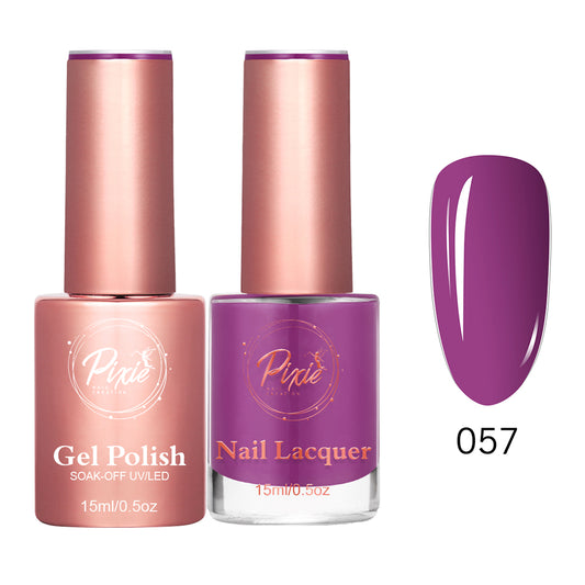Pixie 2in1 Gel Polish + Nail Lacquer - #057