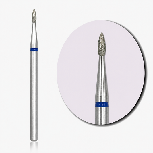 MEDIUM- DIAMOND FLAME NAIL BIT 1.6MM