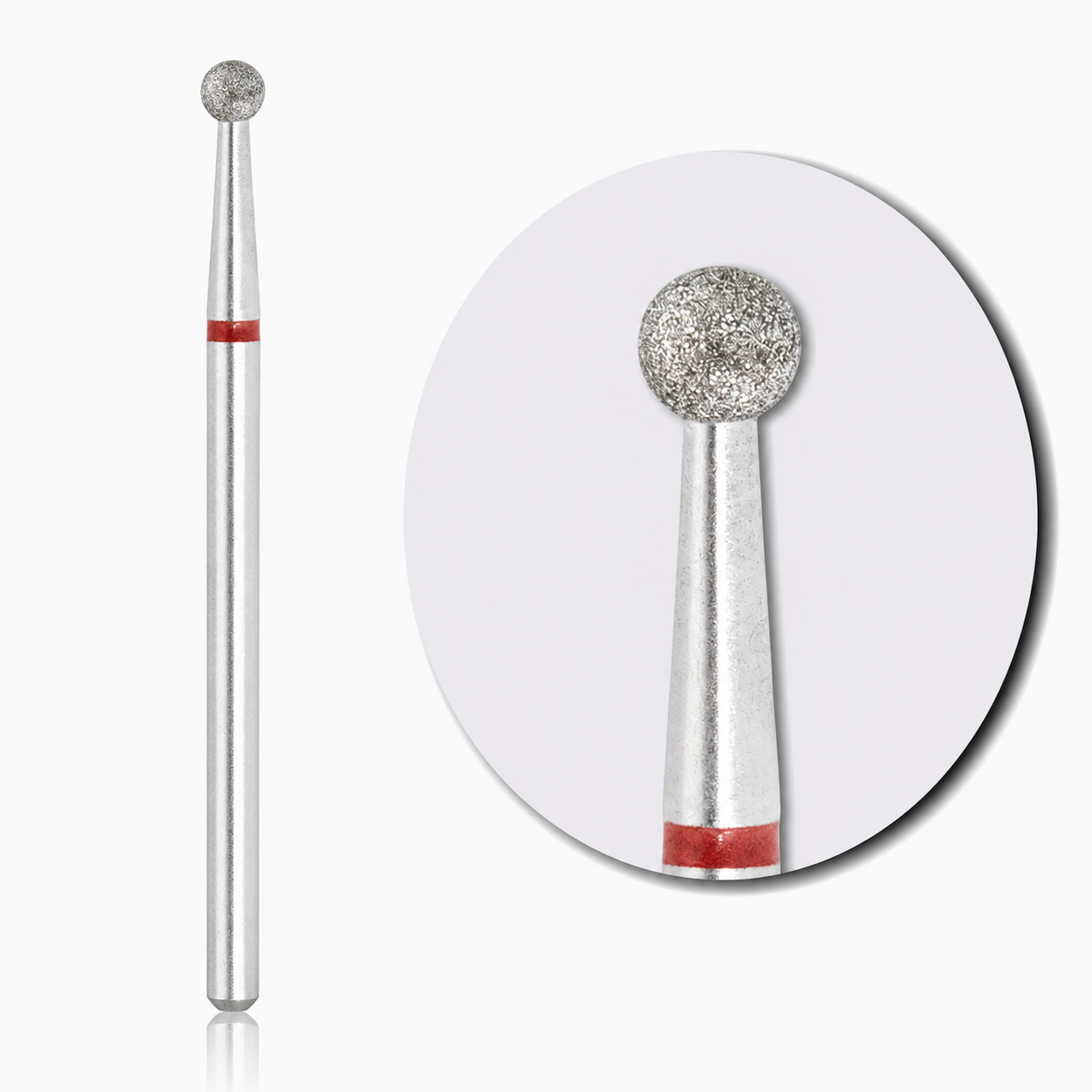 FINE- DIAMOND ROUND BALL DRILL BIT (3MM)