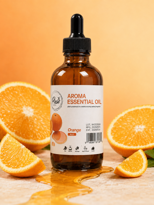 PIXIE | PREMIUM AROMA ESSENTIAL OIL FOR LUXURY PEDICURE  - ORANGE - 4OZ