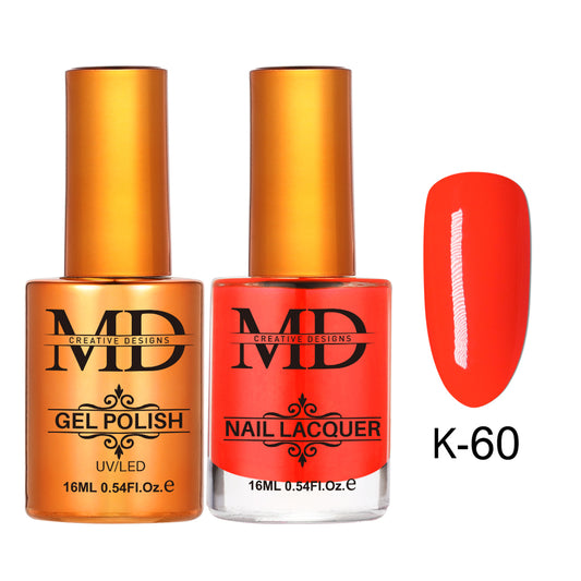 MD CREATIVE - K60 | 2 IN 1 Gel Polish & Lacquer
