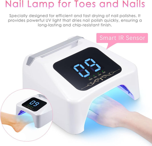 PIXIE | Turbo UV/LEDs Nail Lamp for Builder Gel, Poly Gel