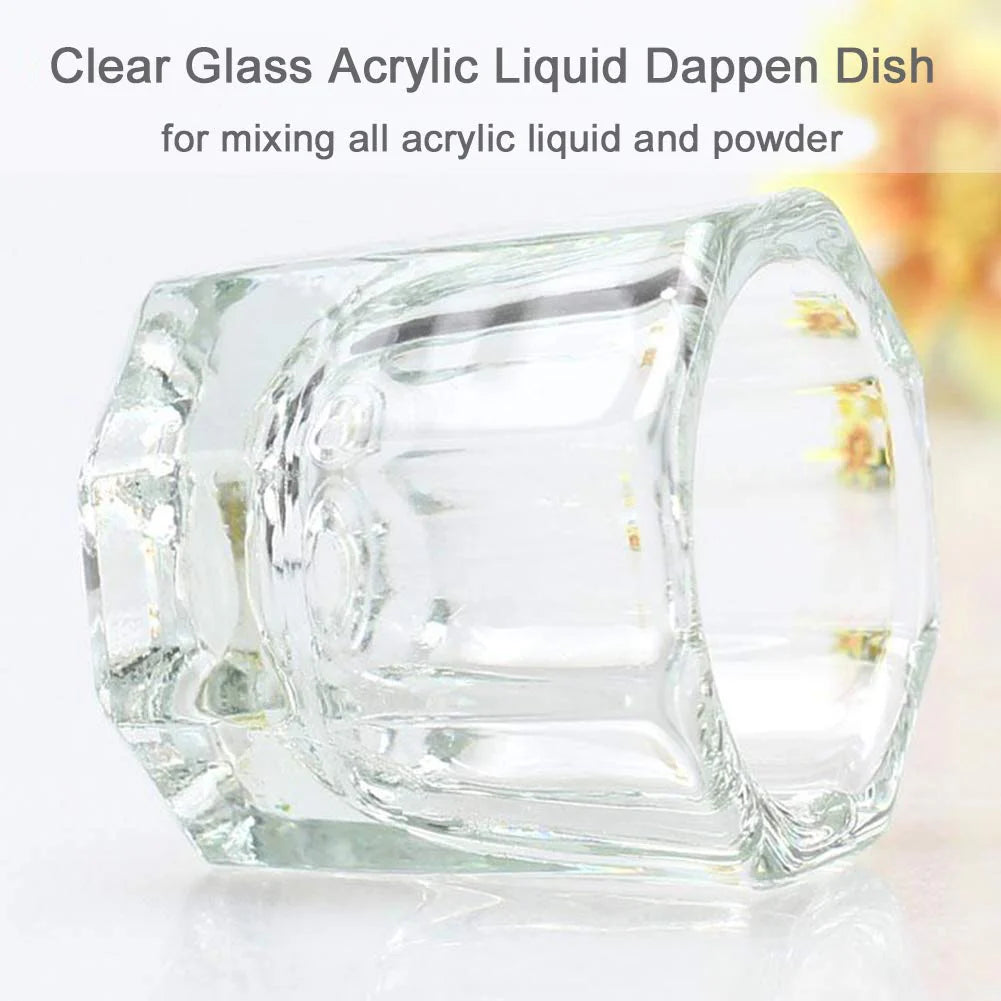 GLASS LIQUID JAR - Small size