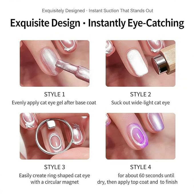 Combo French & Ring Cat Eye Magnet